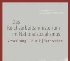 Sammelband "Das Reichsarbeitsministerium im Nationalsozialismus"