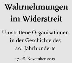 Konferenz "Wahrnehmungen im Widerstreit"